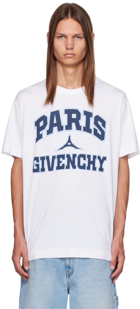 whitw givenchy tee|Givenchy tee sale.